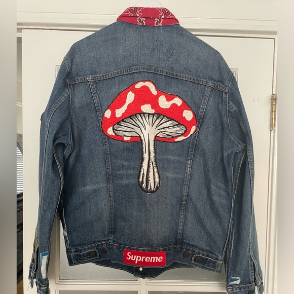 Custom patchwork Jacket sz L - Picture 10 of 10